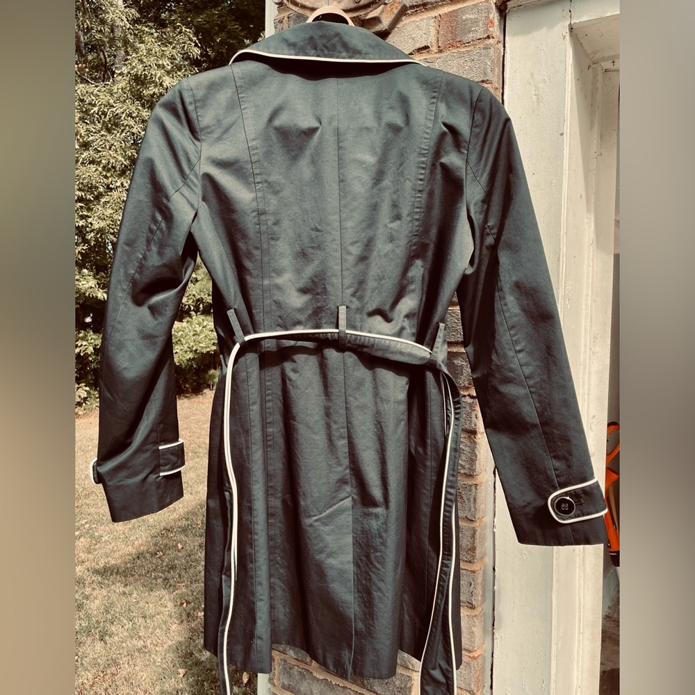 Tommy Hilfiger Black Trench Coat - Picture 2 of 8